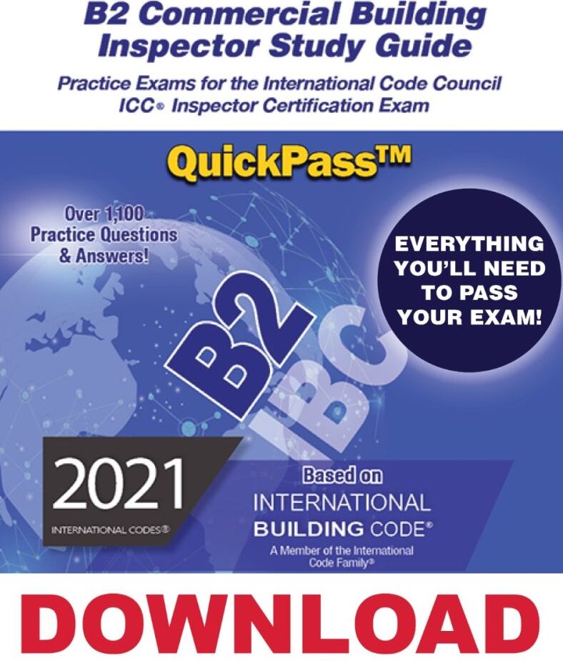 Building Inspector Code Book B2 Commercial Building Inspector Online Study Tool (Based On 2021 IBC ...